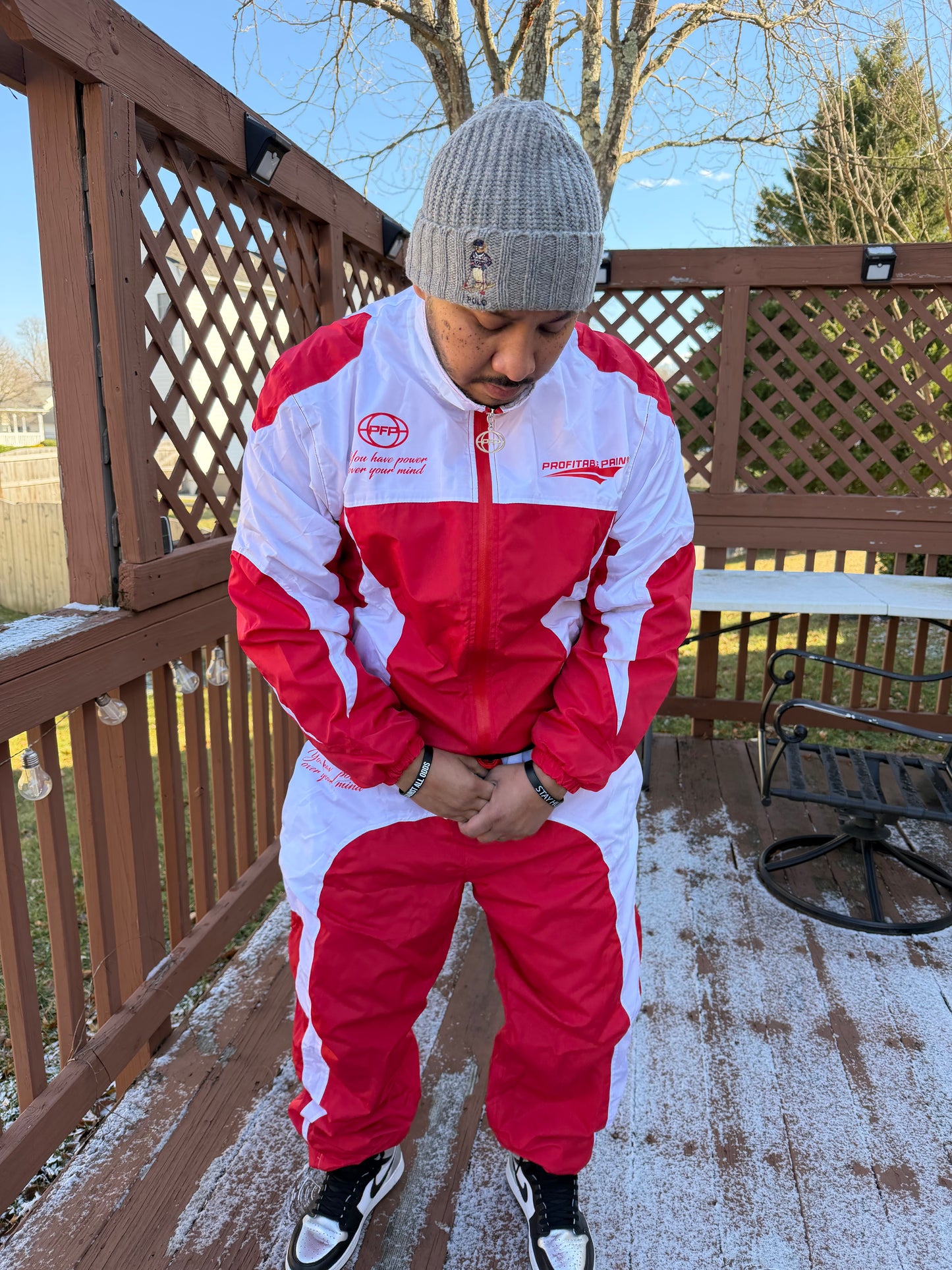 Oversized Fleece Windbreaker